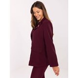 RUE PARIS Blazer-IT-MA-FL8391.87-burgundy | Shoptok.si
