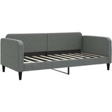  Dnevni krevet na razvlačenje tamnosivi 90 x 190 cm od tkanine | shoptok.hr