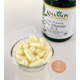 Swanson vitamin D3, 2000 iu (50 mcg), 250 kapsula - veća potencija | ePonuda.com