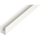 KANTOFLEX U-profil (2.000 x 10 x 10 mm, Debelina: 1 mm, Plastika, Bela) | Shoptok.si