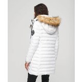 Superdry FUJI HOODED MID LENGTH PUFFER Bijela | shoptok.hr