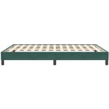  posteljni okvir brez vzmetnice temno zelena 140x210 cm žamet, (21829627) | Shoptok.si