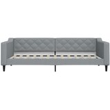  Dnevni krevet na razvlačenje svjetlosivi 90 x 200 cm od tkanine | shoptok.hr
