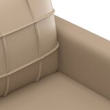  3-dijelni set sofa s jastucima boja cappuccina od umjetne kože | shoptok.hr