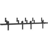 vidaXL Komplet opreme za drsna vrata 183 cm jeklo črne barve | Shoptok.si