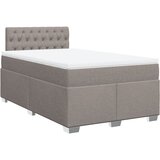  Krevet s oprugama i madracem smeđesivi 120 x 200 cm od tkanine | shoptok.hr