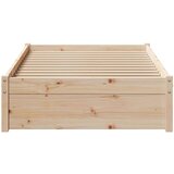vidaXL Okvir kreveta bez madraca 75 x 190 cm od masivne borovine | shoptok.hr