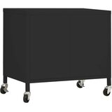 Ormarić za pohranu crni 60 x 35 x 56 cm čelični | shoptok.hr
