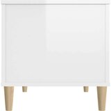  Stolić za kavu sjajni bijeli 90x44 5x45 cm konstruirano drvo | shoptok.hr