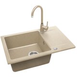LAVEO Granitni sudoper Celebes set s miješalicom i sifonom, bež 65x44 cm Cijene