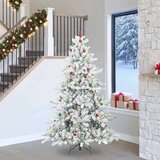  Umjetno božićno drvce s nogom with LEDs s stalakom 240cm PVC | shoptok.hr