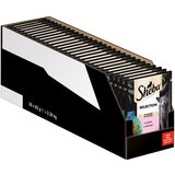 Sheba Večkratno pakiranje različice v vrečkah za ohranjanje svežine 28 x 85 g - Selection v omaki z lososom | Shoptok.si