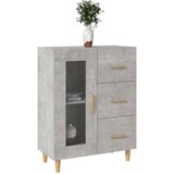  Komoda siva boja betona 69 5x34x90 cm od konstruiranog drva | shoptok.hr