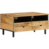 Maison Chic Klubska mizica - kavna mizica - Nizka mizica 80x54x40 cm trden mangov les, (21754269) Cene
