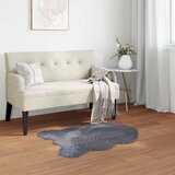  Tepih od umjetne ovčje kože TAFALLA Antracit 80 x 120 cm | shoptok.hr