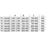 Kolpa San tuš kabina, kotna virgo tk 140 x 90/K (3838987513216) | Shoptok.si