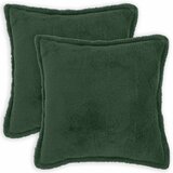  Presvlaka za jastuk 2 pcs HOUTEN Tamnozelena 60 x 60 cm Bouclé | shoptok.hr