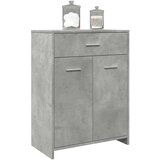 vidaXL Kopalniška omarica betonsko siva 60x33x80 cm iverna plošča | Shoptok.si