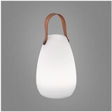Fischer & Honsel Bijela/smeđa LED stolna lampa (visina 20 cm) Ruby – | shoptok.hr