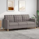  Trosjed od tkanine Smeđe-siva 180 cm | shoptok.hr