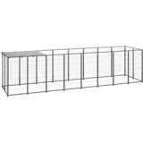  Kavez za pse crni 4 84 m² čelični | shoptok.hr
