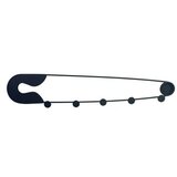 WALLXPERT metalna zidna kuka crna boja devran | ePonuda.com