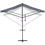  Samostojeća tenda plavo-bijela 500 x 300 cm od tkanine i čelika | shoptok.hr