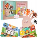 Lutke životinje 5 komada + slikovnica Inlea4Fun FARM BUDDY | shoptok.hr