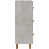  Komoda siva boja betona 34,5x34x90 cm od konstruiranog drva | shoptok.hr