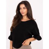 Italy Moda Sweater-IT-SW-99244.65-black Cene