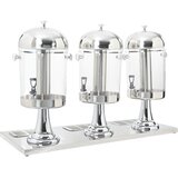  Trostruki Dispenzer za Sok Nehrđajući Čelik 3 x 8 L | shoptok.hr