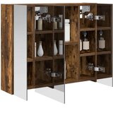  Kupaonski ormar s ogledalom Dimljeni hrast 60 x 14,5 x 50 cm | shoptok.hr