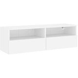 vidaXL Stenska TV omarica bela 100x30x30 cm inženirski les Cene