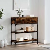  Konzolni stol boja hrasta 72 5 x 25 x 75 cm konstruirano drvo Cijene