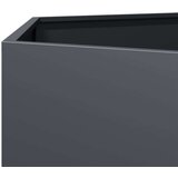 vidaXL Vrtna sadilica antracit šesterokutna 69x60x45 cm čelična | shoptok.hr
