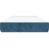  Madrac s oprugama srednje tvrdoće tamnoplavi 80 x 210 x 20 cm baršunasti | shoptok.hr