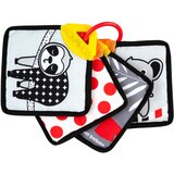 Canpol BabiesBoo Sensory Cards with Teether vrtljiva knjiga z grizljajočim delom 1 kos | Shoptok.si