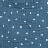 Bébé Douceur Plava deka za bebe od muslina 75x75 cm – | shoptok.hr
