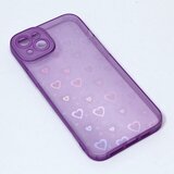  Torbica heart color imd za iphone 14 plus 6.7 ljubicasta Cene