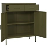 Ormarić Omara za shranjevanje olivno zelena 80x35x101,5 cm jeklo, (20705372) | Shoptok.si