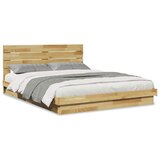 Maison Chic Posteljni okvir - Dvoposteljna postelja - Zakonska postelja z vzglavjem brez vzmetnice 160x200 cm, (21692568) | Shoptok.si