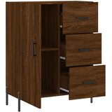  Komoda boja smeđeg hrasta 69,5x34x90 cm od konstruiranog drva | shoptok.hr
