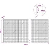  Gabion s žicom debljine 5 mm i mrežom 5x5 cm 900x10x150 cm - 10 cm 150 cm 900 cm | shoptok.hr