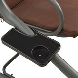  Klupa za ljuljanje s krovom boja kave | shoptok.hr