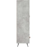 vidaXL Visoka komoda boja betona 69 5 x 31 x 115 cm konstruirano drvo | shoptok.hr