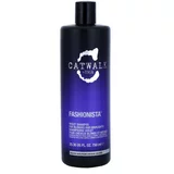 Tigi Catwalk Fashionista vijoličen šampon za blond lase in lase s prameni 750 ml