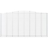  Lučne gabionske košare 9 kom 400x50x200/220cm pocinčano željezo | shoptok.hr