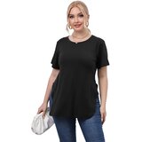INF Črna majica plus velikosti XL, (21691182) | Shoptok.si