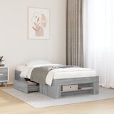  Okvir za krevet boja hrasta 75 x 190 cm od konstruiranog drva | shoptok.hr