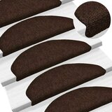 vidaXL Samoljepljivi otirači za stepenice 10 kom smeđi 65 x 21 x 4 cm | shoptok.hr